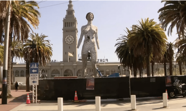 San Francisco unveils massive 45 foot sculpture of a n**e woman sparking reaction from the public